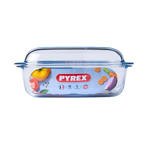 Pyrex Rect. Casserole 3+1,6L 33X20X14CM Essentials - Image 2