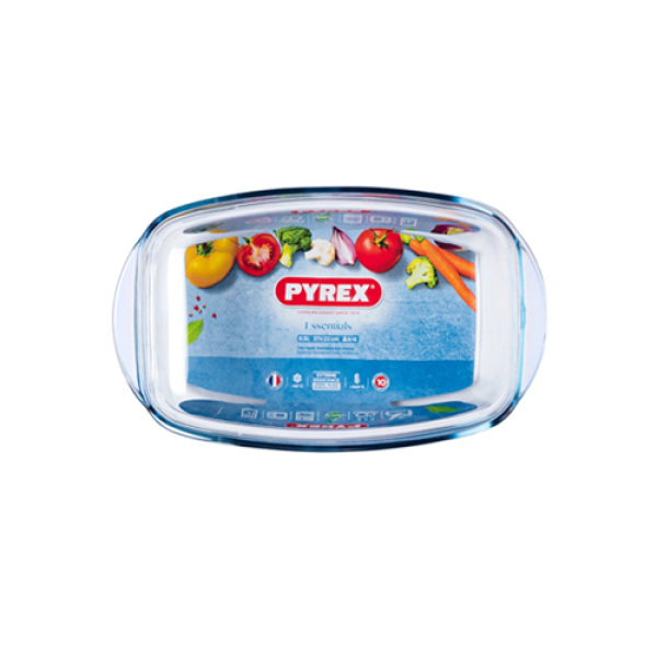 466a Pyrex Rect. Casserole 4,4+2,4L 37X22X15CM Essentials - Image 1