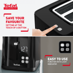 TEFAL SMART 'N LIGHT TOASTER DIGITAL 850W TT6408 - Image 3