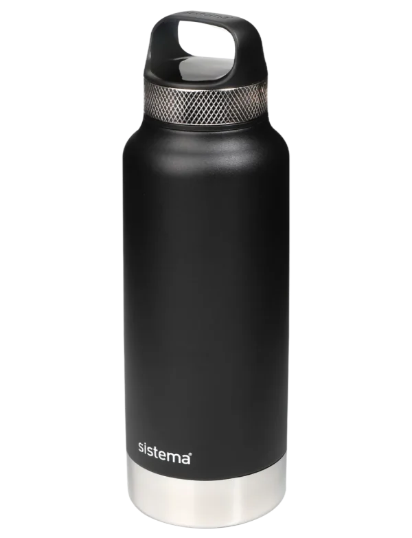 SISTEMA HYDRATE ST. STEEL BOTTLE 1LTR HANDLE LID #585 - Image 1