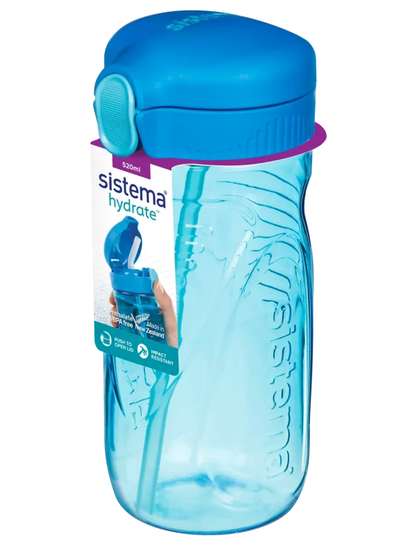 SISTEMA HYDRATE TRITAN QUICK FLIP BOTTLE 520ML (6) - Image 1