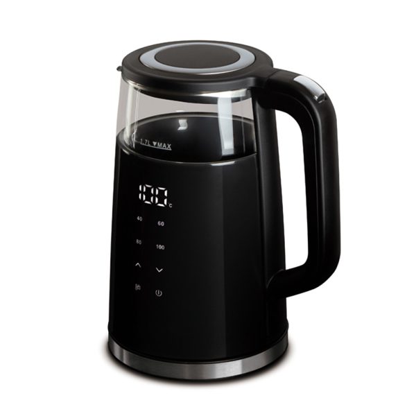 BERLIN H. DIGITAL ELECT. KETTLE BLACK/SILVER BH/9476 - Image 1