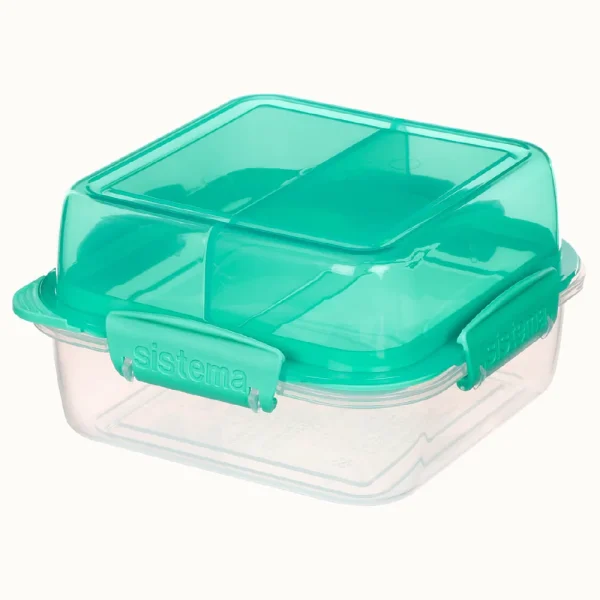 SISTEMA ToGo 1.24L LUNCH STACK SQUARE (4) SIS21610 - Image 1