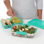 SISTEMA ToGo 1.24L LUNCH STACK SQUARE (4) SIS21610 - Image 2