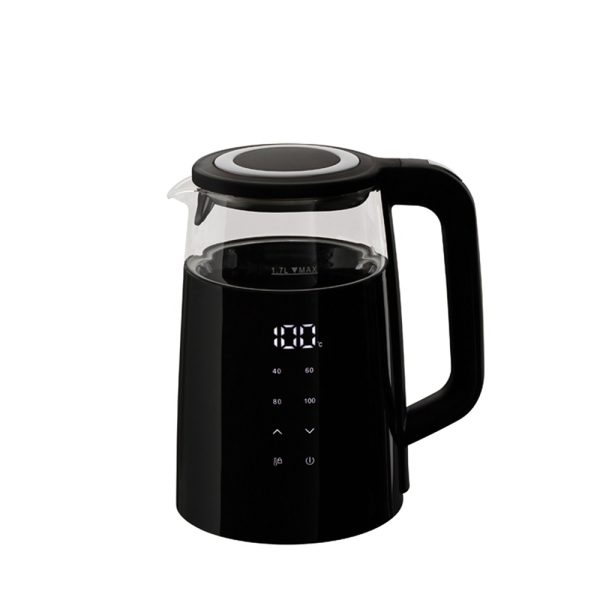 BERLIN H. DIGITAL ELECT. KETTLE BLACK/SILVER BH/9476 - Image 2