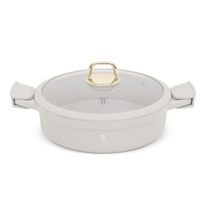 BERLIN H. SHALLOW POT W/LID 28CM SAHARA COLLECTION BH/7785