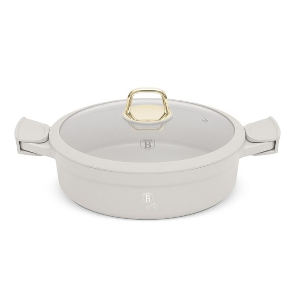 BERLIN H. SHALLOW POT W/LID 28CM SAHARA COLLECTION BH/7785 - Image 1