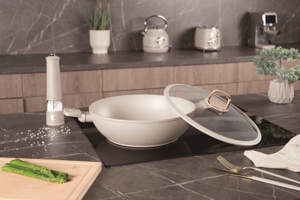 BERLIN H. WOK PAN 30CM W/LID SAHARA COLLECTION BH/8065 - Image 2