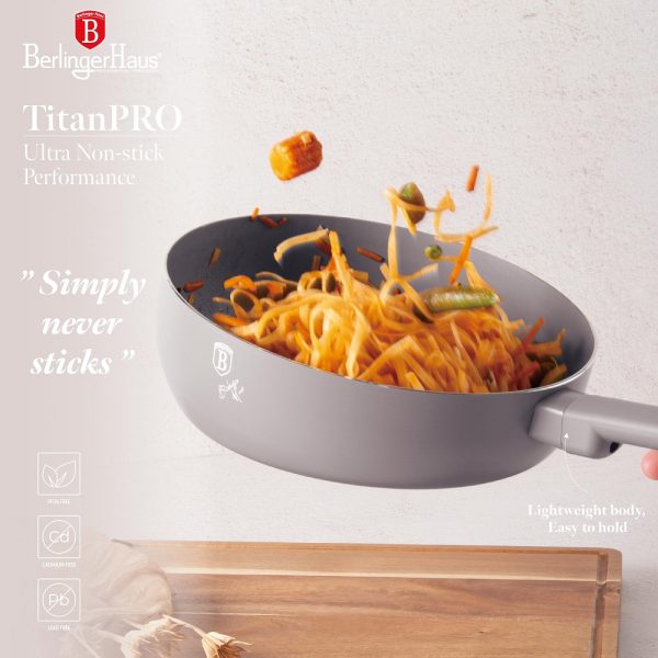 BERLIN H. FLIP FRYPAN 26CM TAUPE COLLECTION BH/8089 - Image 2