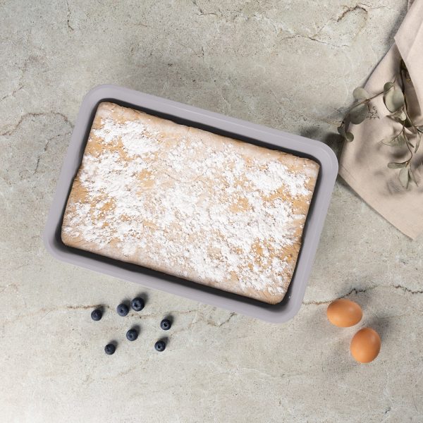 BERLIN H. OBLONG ROASTER 40X28CM TAUPE COLLECTION BH/7903 - Image 2