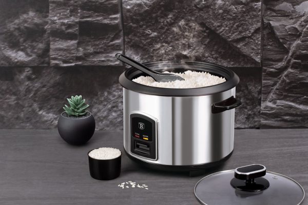 BERLIN H. RICE COOKER 1.8LTR 700W BLACK SILVER BH/9273 - Image 2