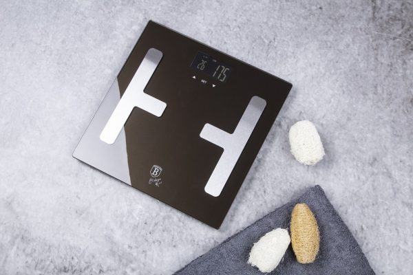 BERLIN H. BATHROOM SCALE 180KG SMART CARBON BH/9103 - Image 1
