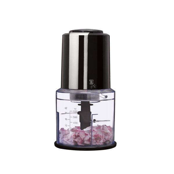 BERLIN H. COFFEE MINI CHOPPER BL. SILVER BH/9379-300w, 0,6L - Image 1