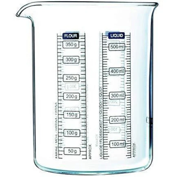 PYREX KITCHEN LAB MEASURE&MIX BEAKER 500ML LABBK50/7646 - Image 1