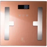 BERLIN H. BATHROOM SCALE 180KG SMART ROSE GOLD BH/9105