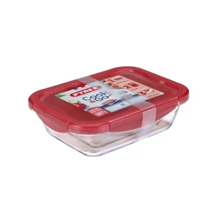PYREX COOK&GO SET OF 2 RED 913S337/XX45