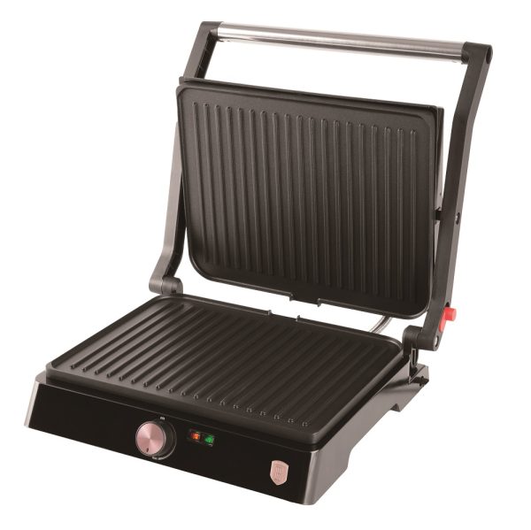BERLIN H. ELECTRIC GRILL 2000W BLACK 29x23cm  BH9492 - Image 2
