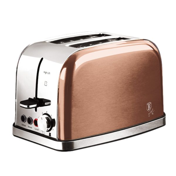 BERLIN H. TOASTER 2-SLICE ROSE GOLD BH/9390 - Image 1