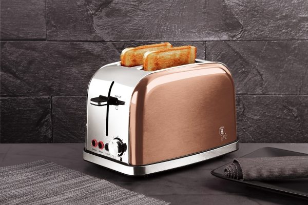 BERLIN H. TOASTER 2-SLICE ROSE GOLD BH/9390 - Image 2