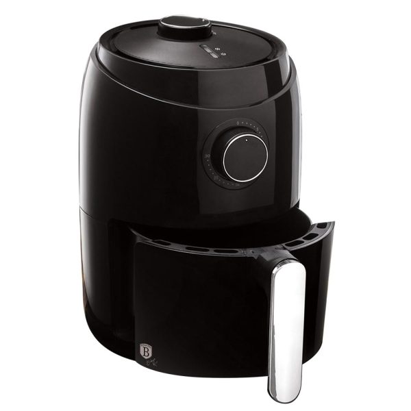 BERLIN H. AIR FRYER 1000W BLACK SILVER 1.6L BH/9149 - Image 1