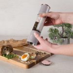 BERLIN H. 2IN1 PEPPER&SALT MILL TAUPE COL. BH/8579A - Image 2