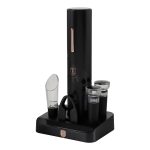 BERLIN H. WINE GIFT SET 6IN1 BATTERY BLACK BH/9653