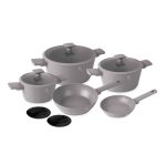 BERLIN H. 10PCS COOKWARE SET TAUPE COLL. BH/8110