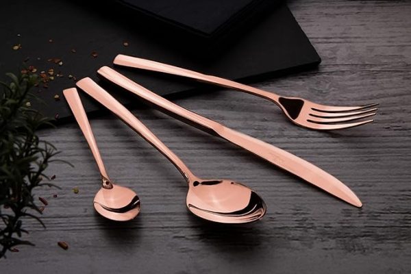 BERLINGER H. CUTLERY SET 16PCS ROSE GOLD BH/2638A - Image 2