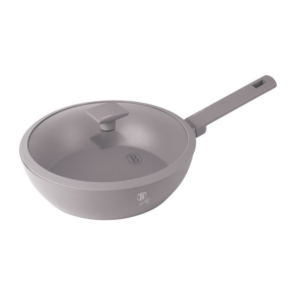 BERLIN H. DEEP FRYPAN W/LID 24CM TAUPE COLL. BH/8092 - Image 1