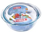 PYREX ESSENTIALS RND CASSEROLE 2.2+0.8L 27X23X11CM 208A
